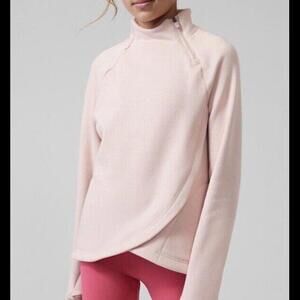 Athleta Light Pink Girls' Pullover Sweatshirt